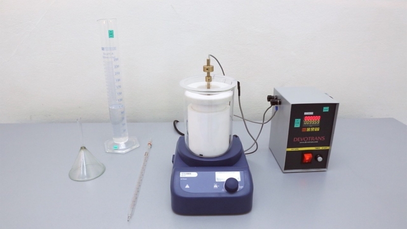 DISPOSITIF D’ESSAI DE PERMEABILITE AUX ACIDES ET AUX ALKALIS DVT EPH