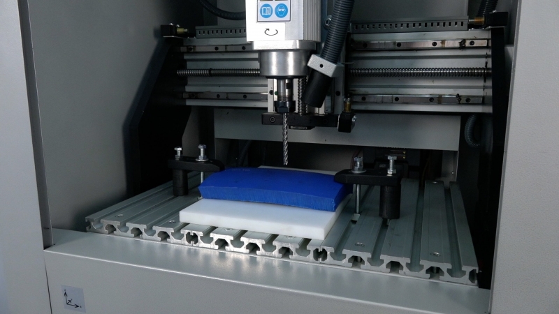 DEVICE FOR PREPARING PLASTIC SAMPLES DVT NP CNC